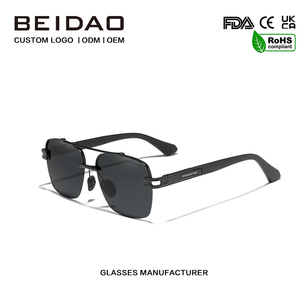 แว่นกันแดดโพลาไรซ์ย้อนยุคสีสันสดใส