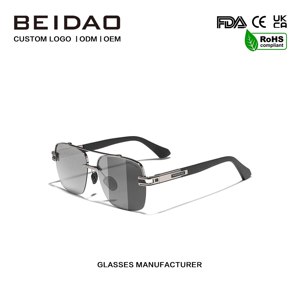 แว่นกันแดดโพลาไรซ์ย้อนยุค UV400 สีสันสดใส