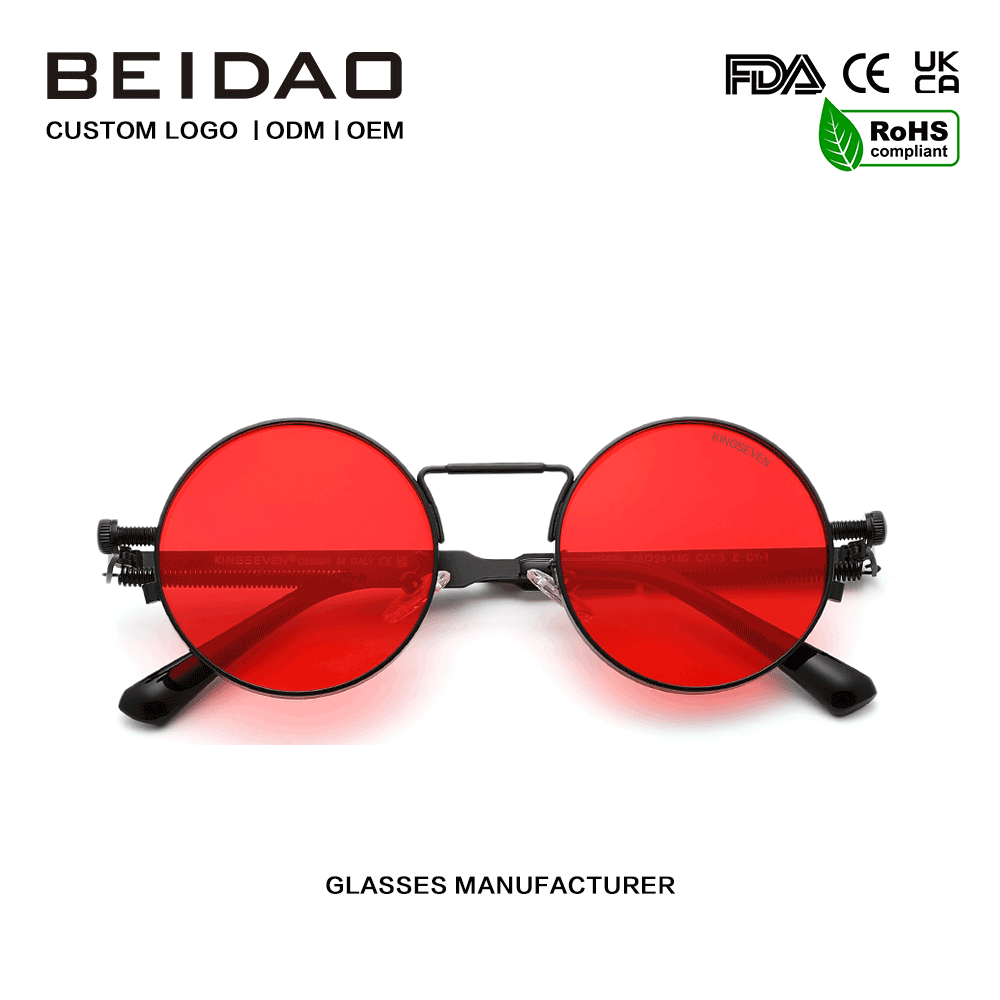 แว่นกันแดดกรอบโลหะโพลาไรซ์ป้องกัน UV400 สำหรับผู้ชาย