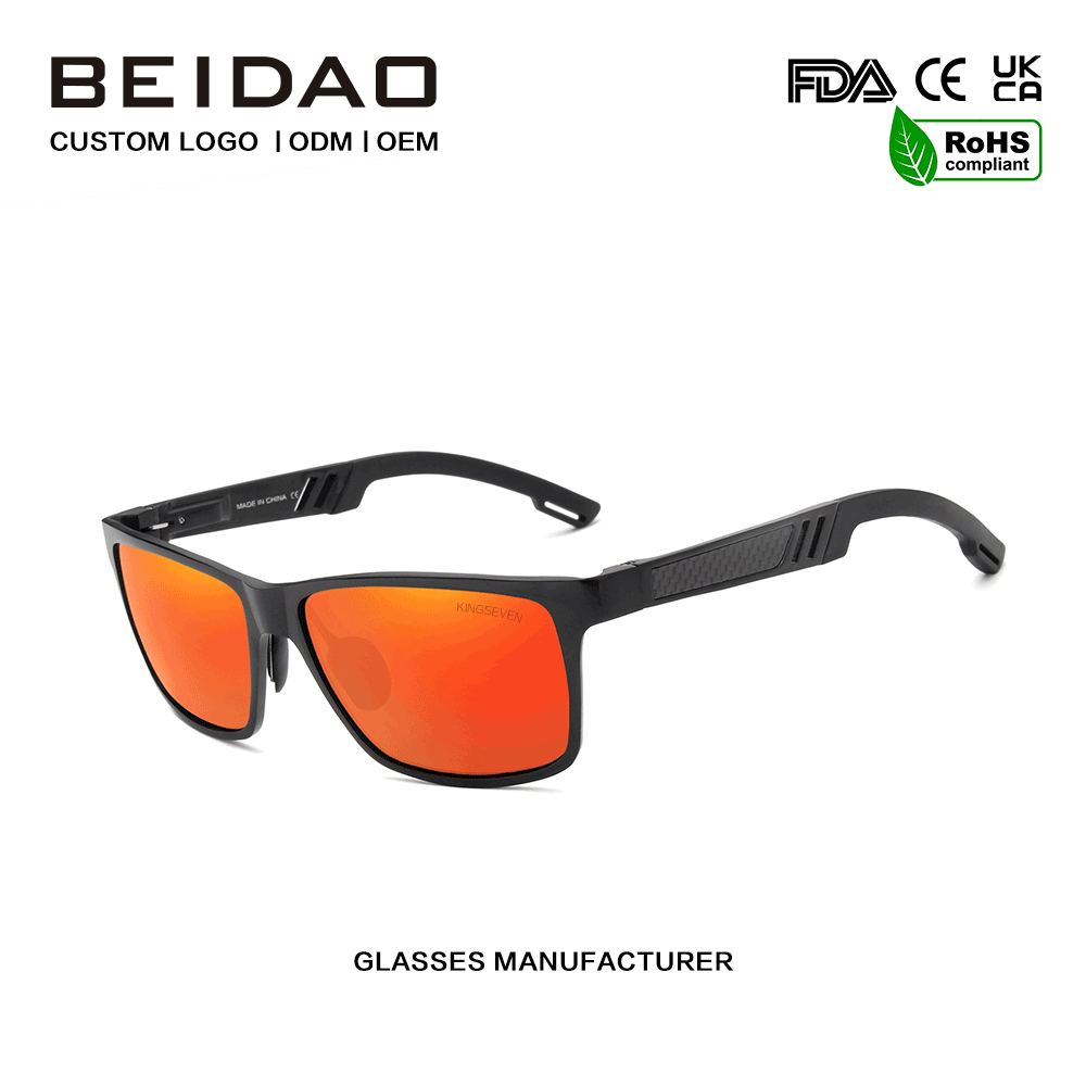 เลนส์ TAC ดีไซน์เนอร์ป้องกัน UV400 สวมใส่สบายสำหรับผู้ชาย