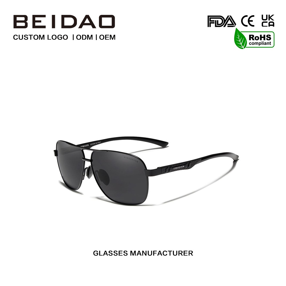 แว่นตาผู้ชายแว่นกันแดดโพลาไรซ์แฮนด์เมด