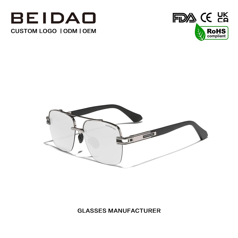 แว่นกันแดดโพลาไรซ์ย้อนยุคสีสันสดใสดีไซน์ใหม่