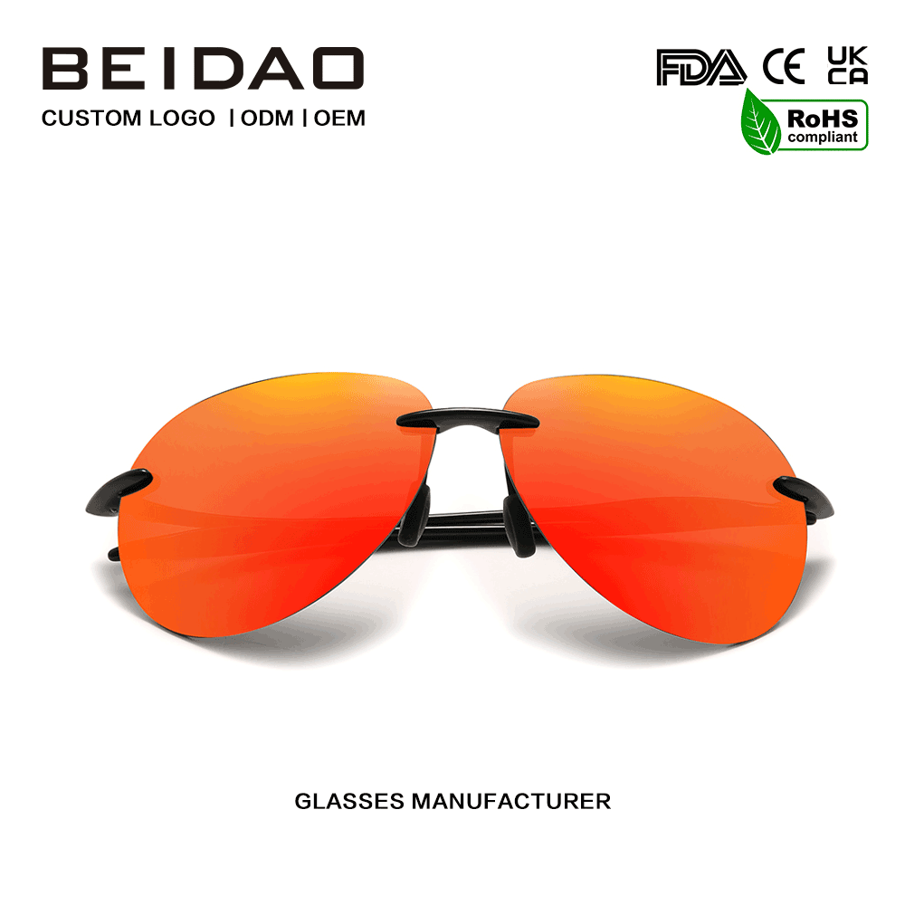 แว่นกันแดดไร้กรอบ Ultralight TR90 ดีไซน์เนอร์ใหม่