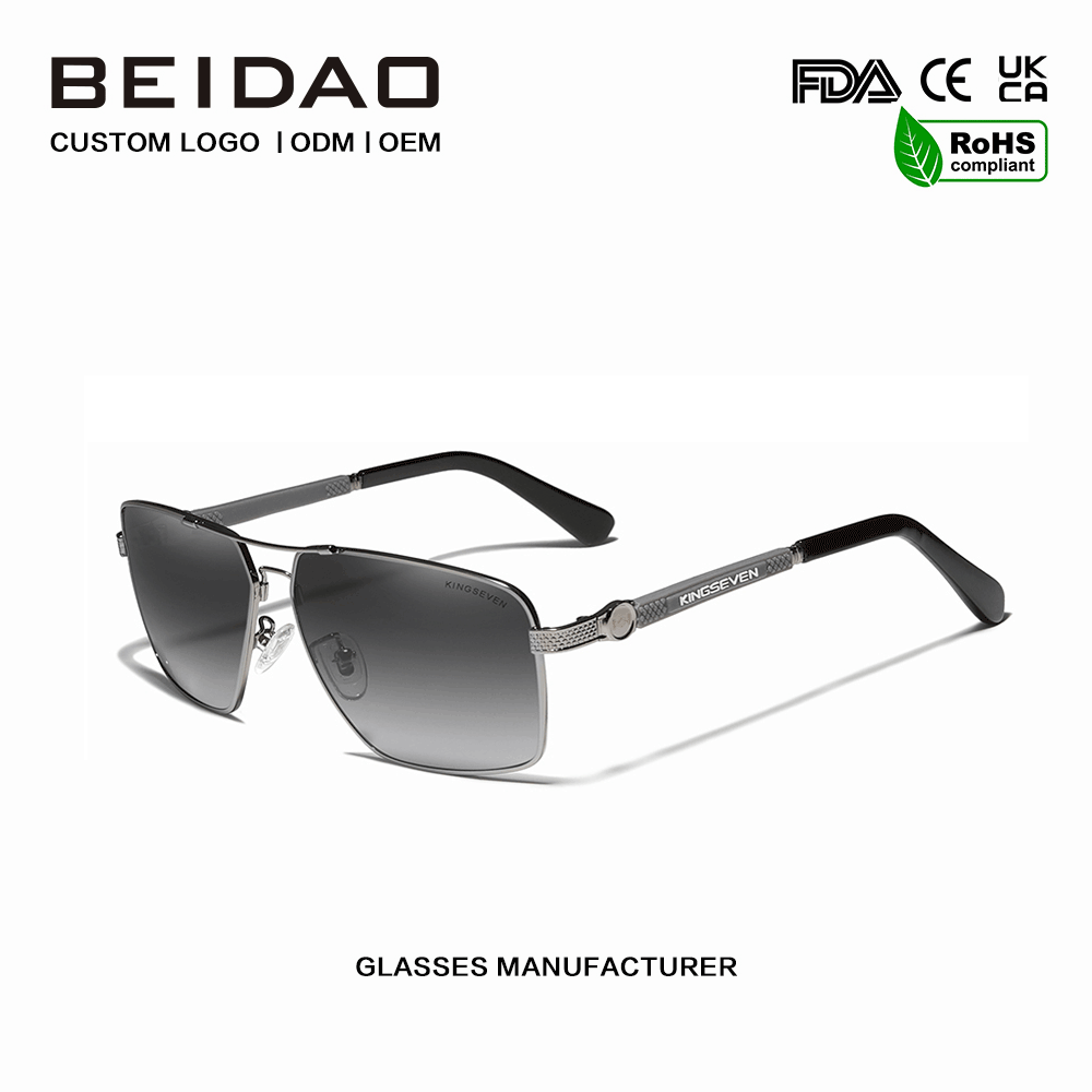 แว่นกันแดดเลนส์โพลาไรซ์ UV400 สไตล์สแควร์ใหม่