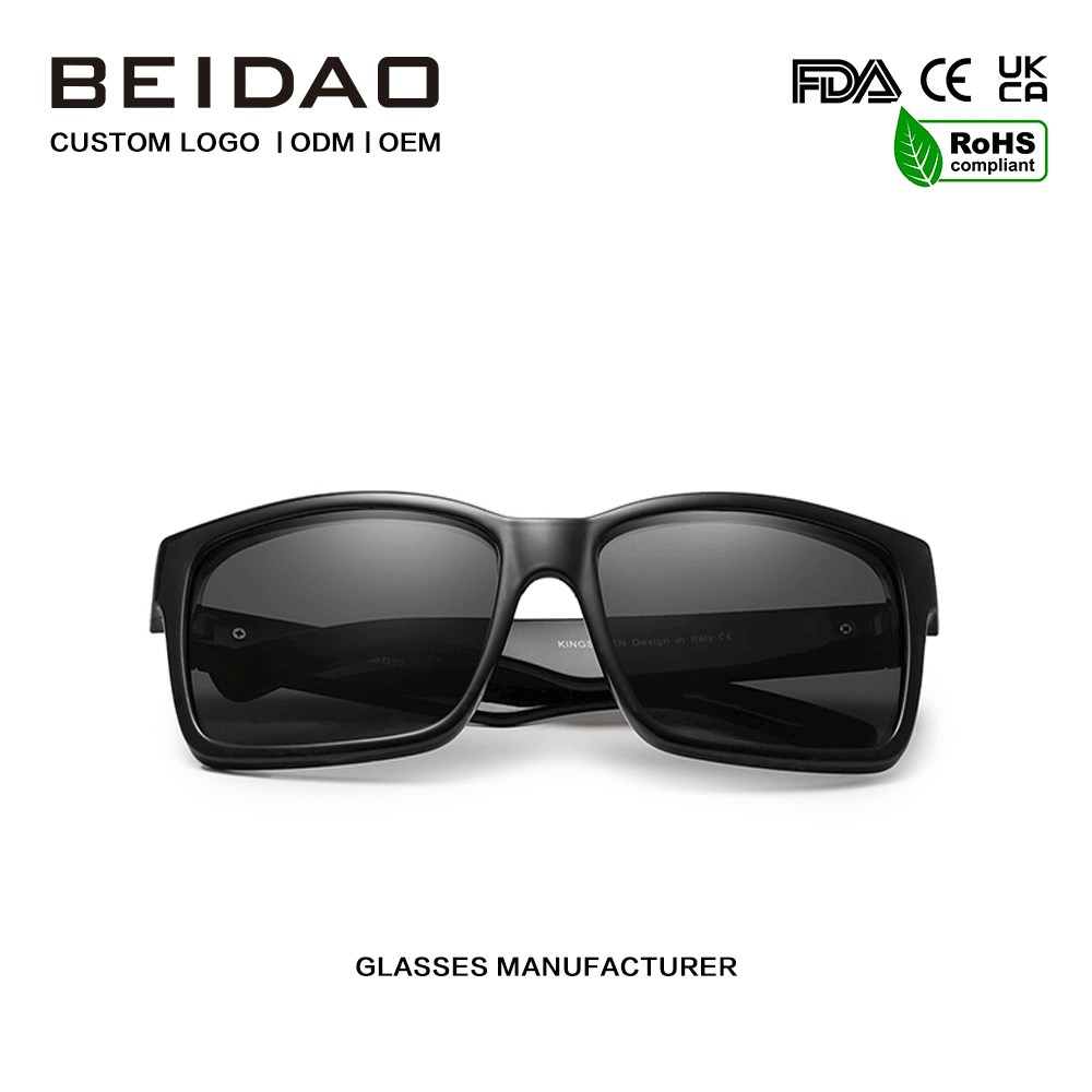 แว่นตากันแดดเลนส์โพลาไรซ์สำหรับเล่นกีฬา PC Frame Mirror UV400